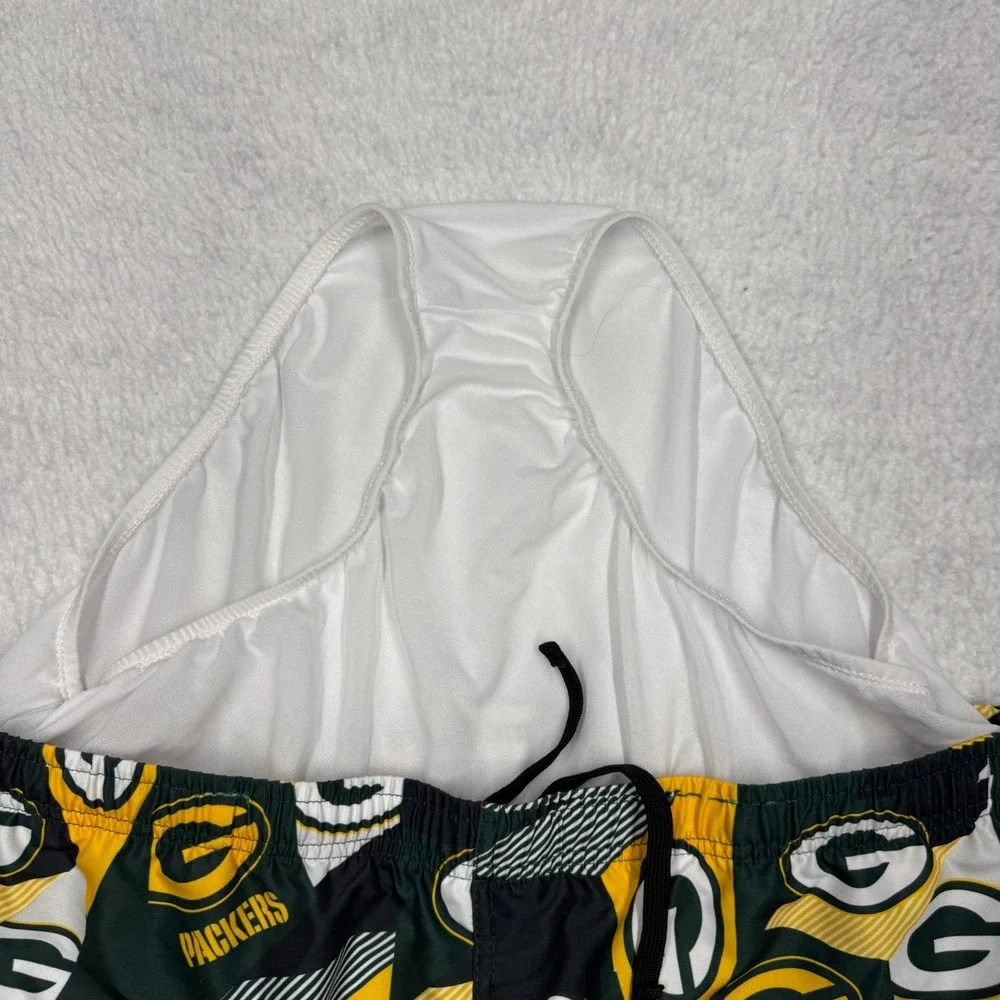 Green Bay Packers NFL‎ Team Apparel Lined Swim Trunks Suit Men's Size XL